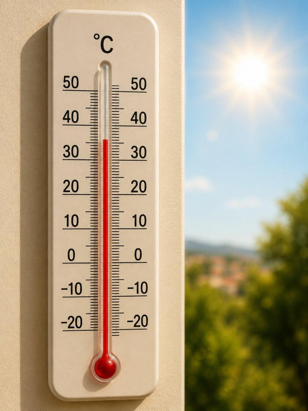 Hitzeschutz für Senioren ist sehr wichtig - das Thermometer soll dafür ein Symbol sein!